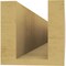 Ekena Millwork 4in. W x 4in. H x 28in. L Garner Woodgrain TimberThane Rafter Tail, Primed Tan RFTUR04X04X28GARRCPR - alternate 3